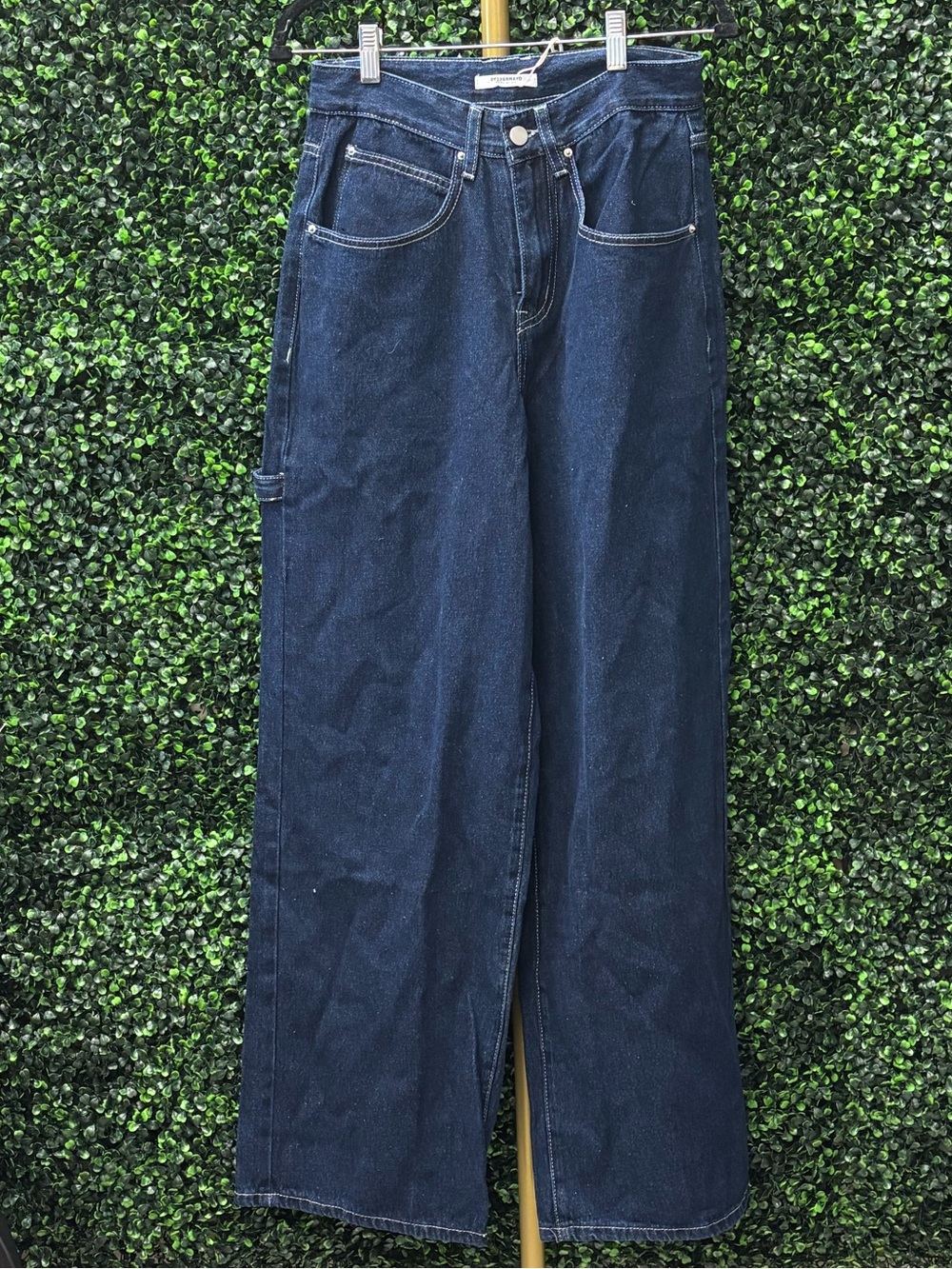 - PEPPERMAYO Kailey Fold Up Denim Jeans - Raw Blue - US 2